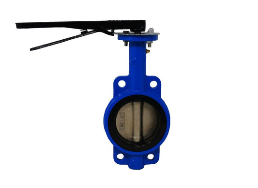 2" WAFER STYLE BUTTERFLY VALVE- DUCTILE IRON BODY/DISC W/ BUNA SEAT